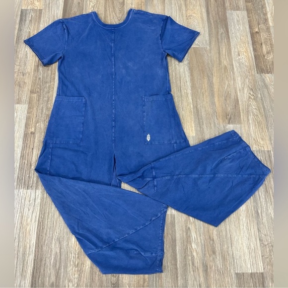 NWT Free People Movement Hot Shot Tee Onesie in Black Grape - Picture 7 of 7